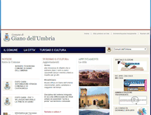 Tablet Screenshot of comune.giano-dellumbria.pg.it